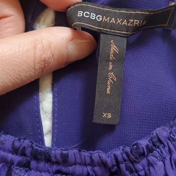 Silk Flared Halter Top (BCBG MAXAZRIA) - Picture 4 of 4